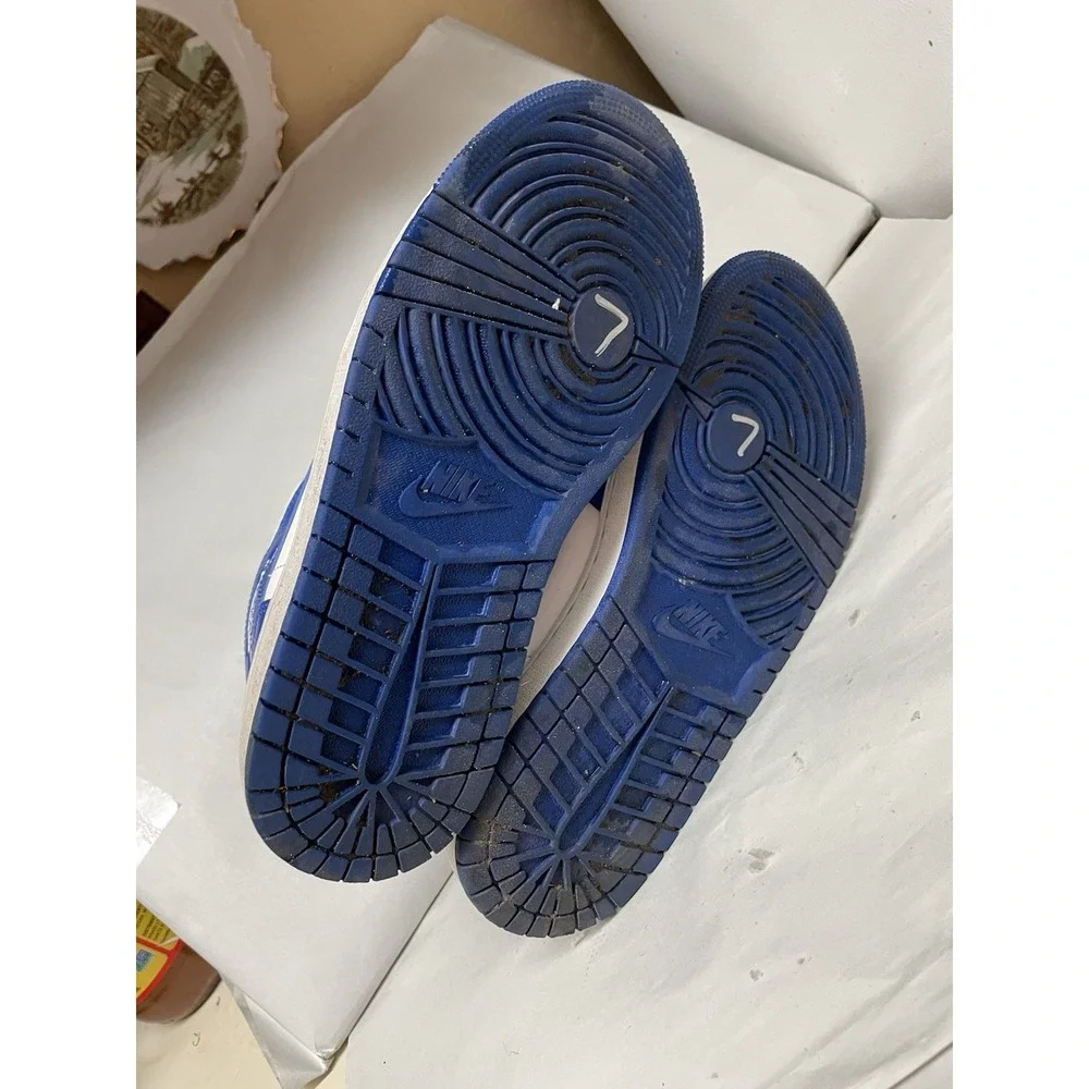 Air Jordan 1 Mid Kentucky Storm Blue Size 8.5